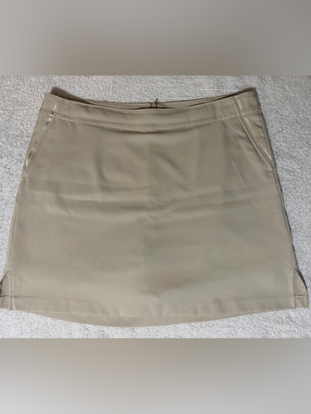 Lady Hagen Khaki Golf Tennis Pickleball Skirt Skort Neutral Country Club Preppy